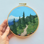 Embroidery Kit: Happy Trails Landscape