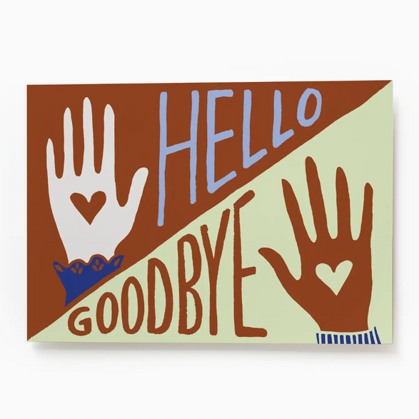 Hello Goodbye Postcard