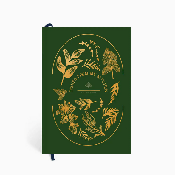 Herb Garden Recipe Journal Notebook