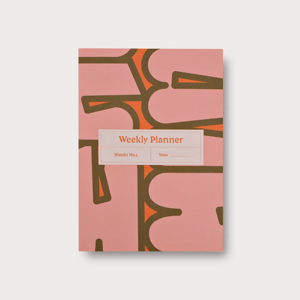 Undated Weekly Planner: Hinoki