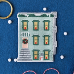 Cross Stitch Kit: Holiday Townhouse