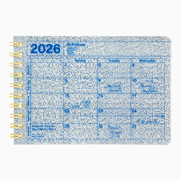 2026 Mini Notebook Calendar - Holographic