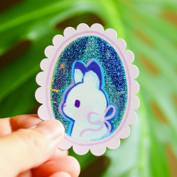 Bunny Portrait Sticker
