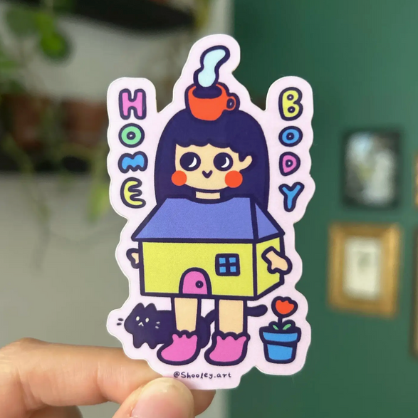 Homebody Sticker
