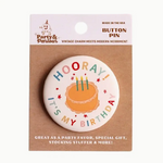 Hooray Birthday Button