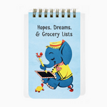 Lined Notebook: Hopes, Dreams, Grocery Lists