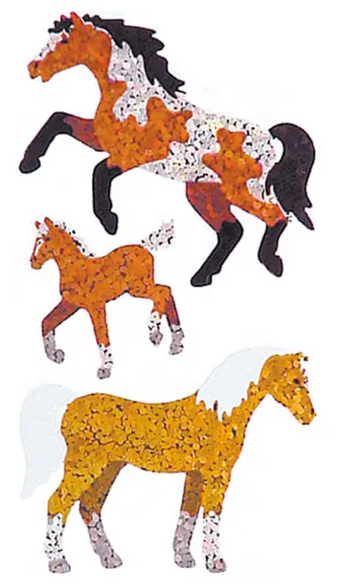 Mini Horses: Sticker Tear Off Sheet (1)