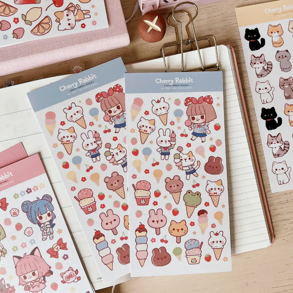 Ice Cream Sticker Sheet