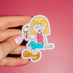 Ice Cream Girl Sticker
