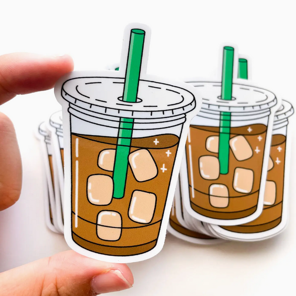 Iced Coffee Sticker