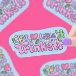 I Heart Little Trinkets Sticker