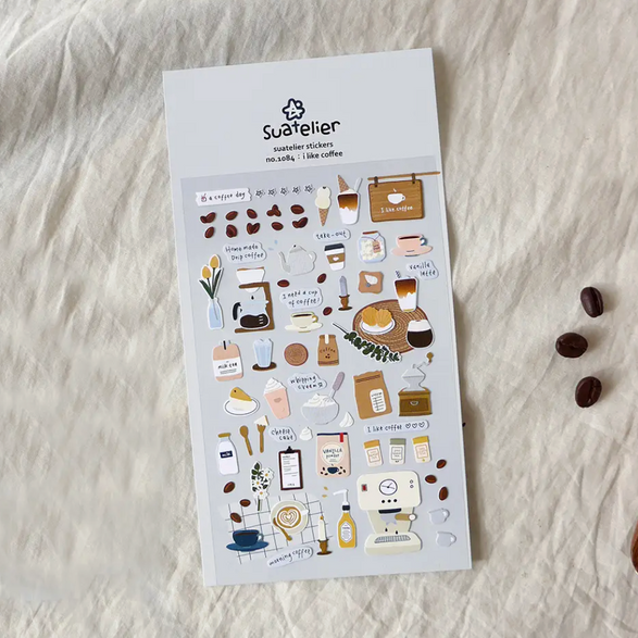 I Like Coffee Sticker Sheet