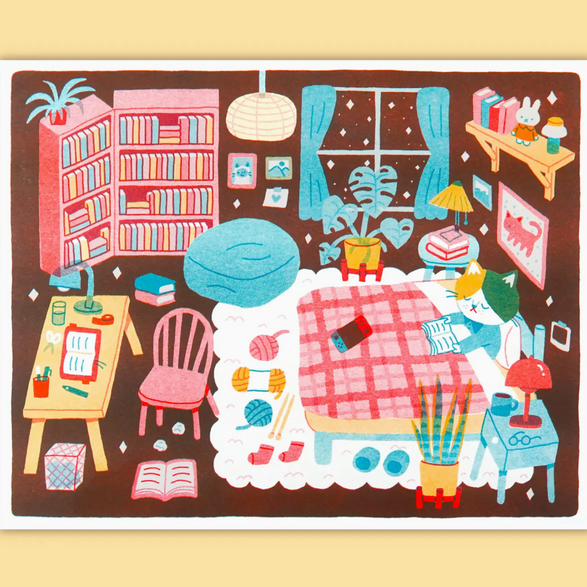 11x14 Art Print: I Love My Room