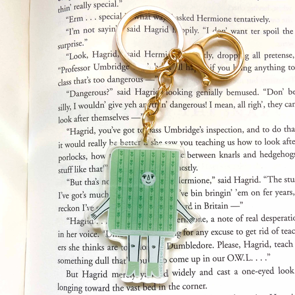 Green Book Friend Acrylic Keychain