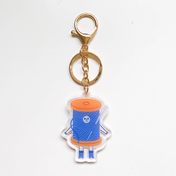 Embroidery Friend Acrylic Keychain