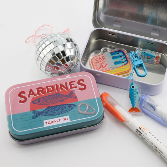 Sardines- Stationery Trinket Tin
