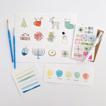 12.10.23 Winter + Holiday Watercolor Workshop Ticket (In-Studio)