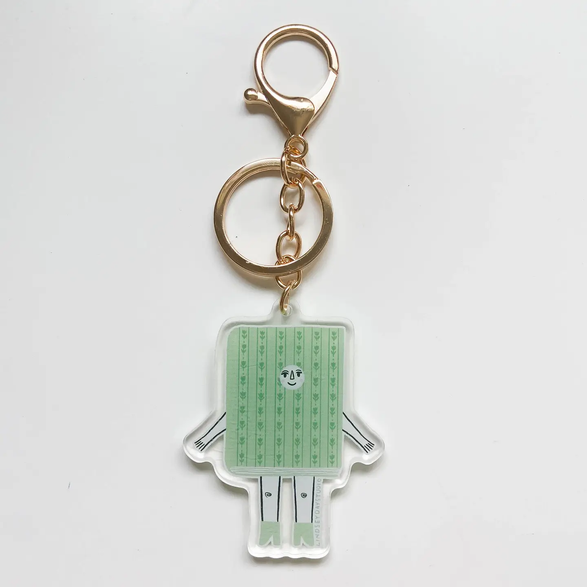 Green Book Friend Acrylic Keychain