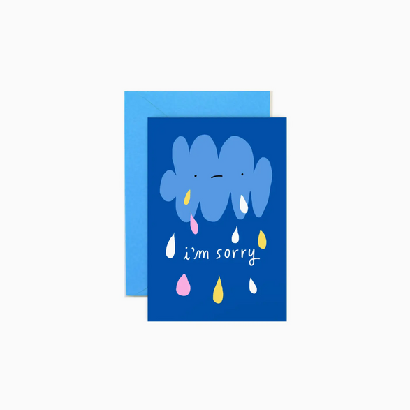 I'm Sorry Cloud Mini Card