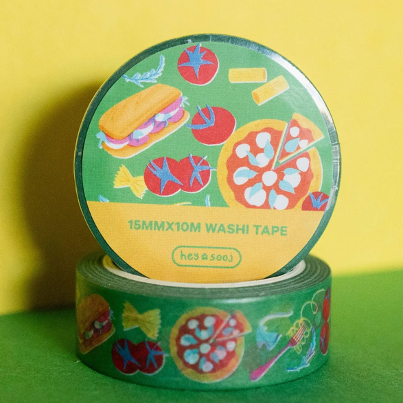 Italian Foods Washi Tape (15mm)