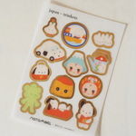 Japan Trinkets Sticker Sheet