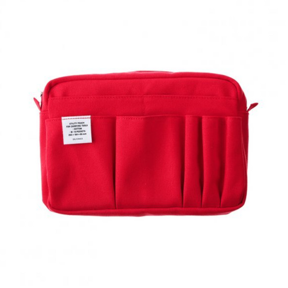 Large Delfonics Pouch - Red