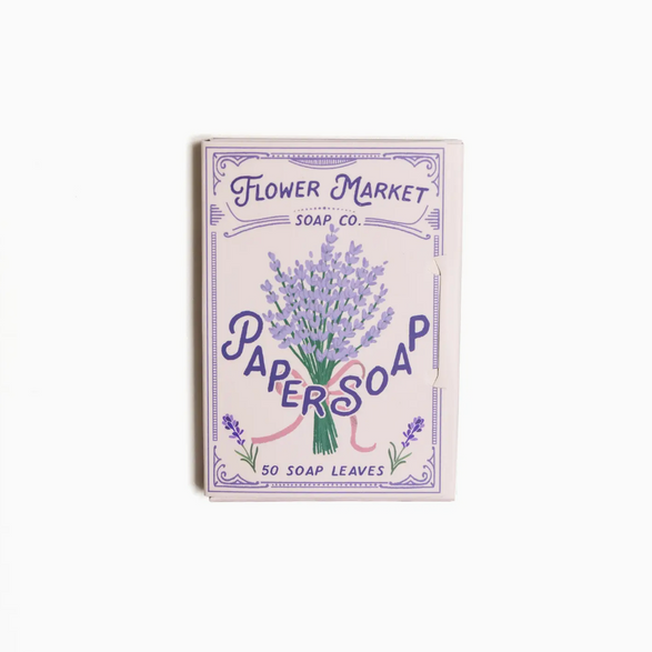 Lavender Paper Soap