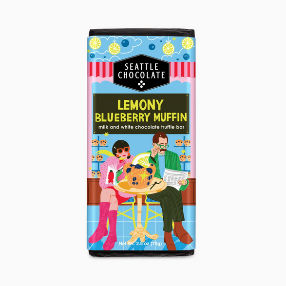 Lemony Blueberry Muffin Truffle Bar