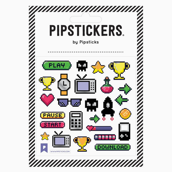 Retro Gaming Sticker Sheet