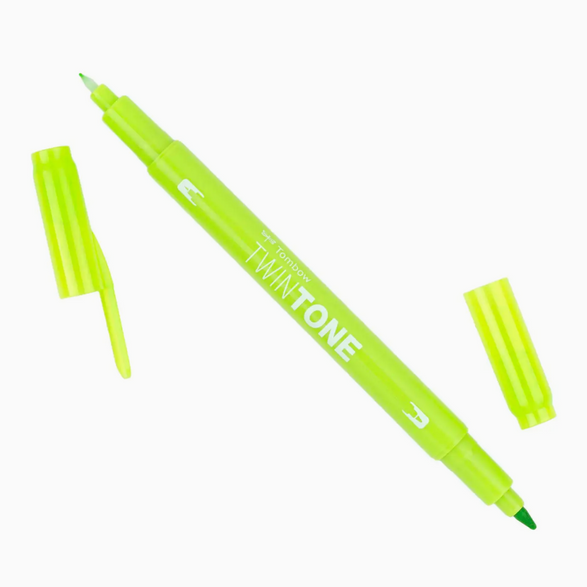 Twin Tone Dual Tip Marker Pen - 28 color options