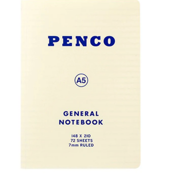 Lined General Notebook: White (A5)