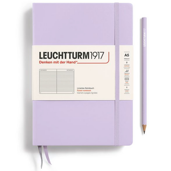 Leuchtturm Lined Notebook: Lilac