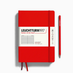 Leuchtturm Lined Notebook: Red