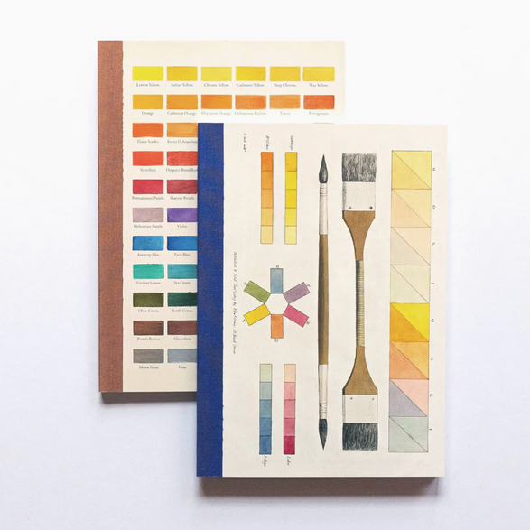 Set of 2 Lined Notebooks: Color Studies