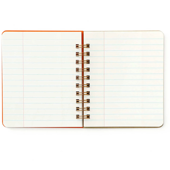 Lined Notebook: Mini Penco White