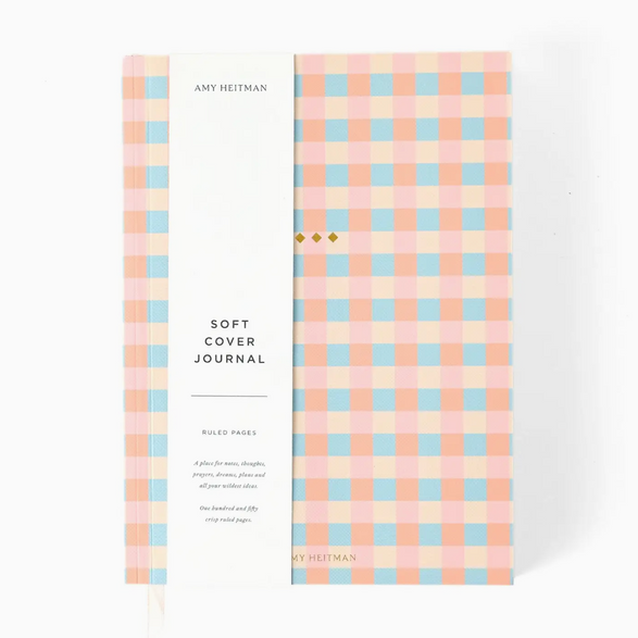 Lined Notebook - Checkered