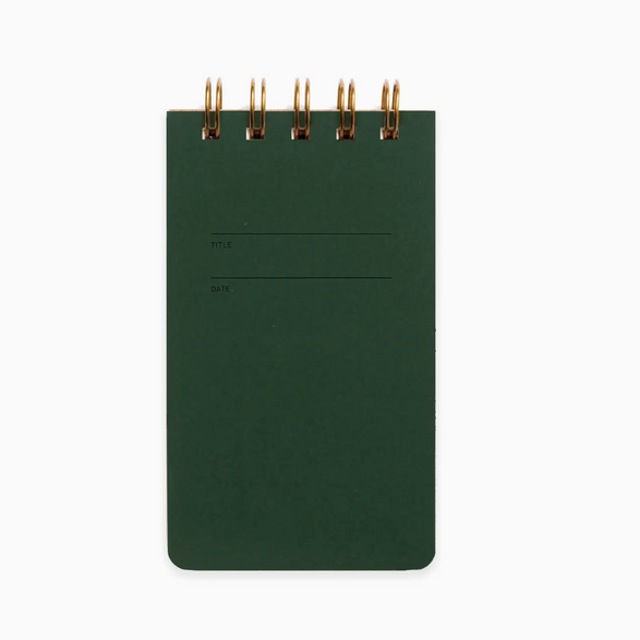 Lined Reporter Notebook - Spruce