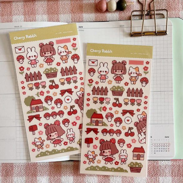 Little Friends Sticker Sheet