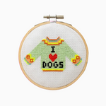 Cross Stitch Kit: Love Dogs Sweater