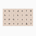 Lowercase Letters Ink and Stamp Set