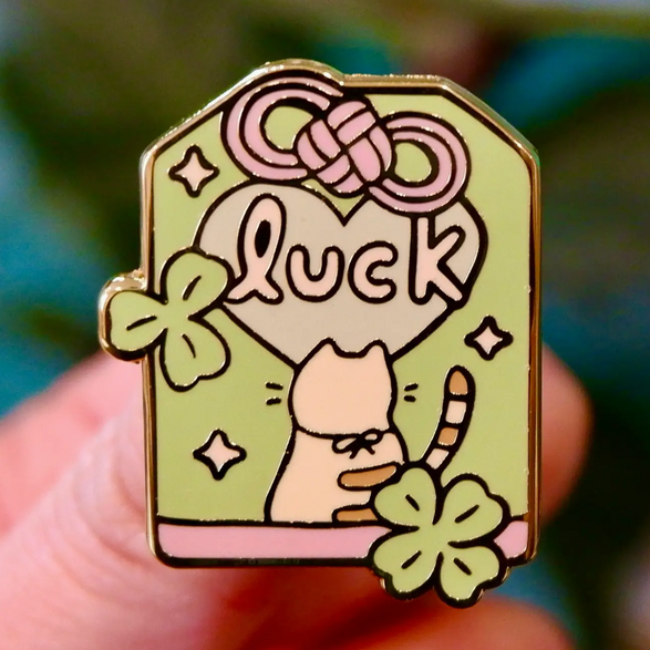 Luck Omamori Enamel Pin