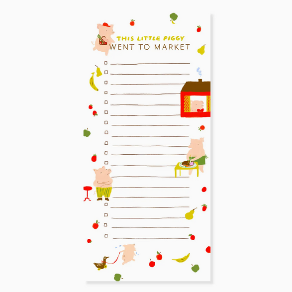 Went to Market Notepad