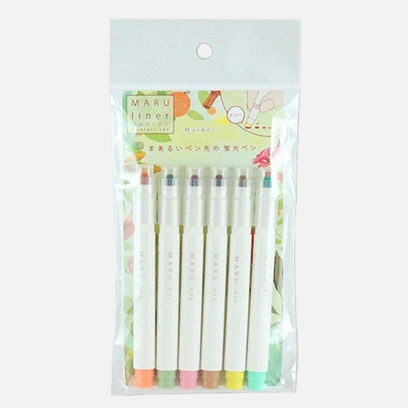 Maru Dot-Liner (Set of 6) - 2 color options