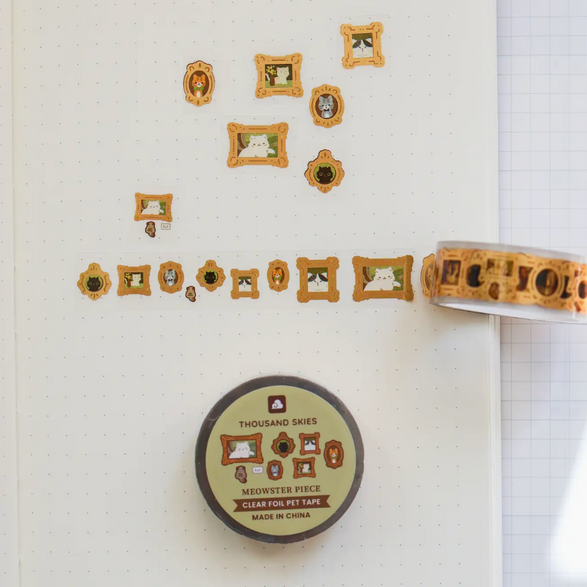 Meowster Piece Pet Washi Tape (15mm)