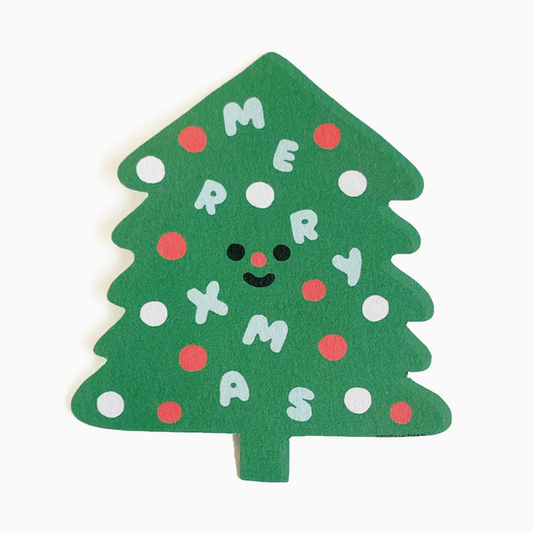 Merry Xmas Tree Sticker