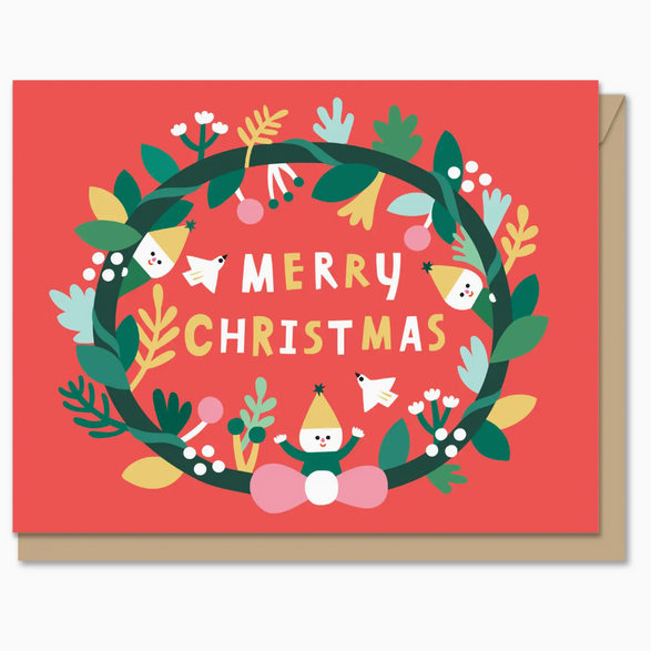 Red Christmas Wreath