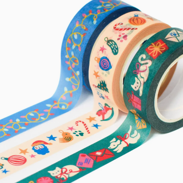 Merry Pets Washi Tape - Set of 3