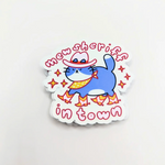 Mew Sheriff in Town Sticker