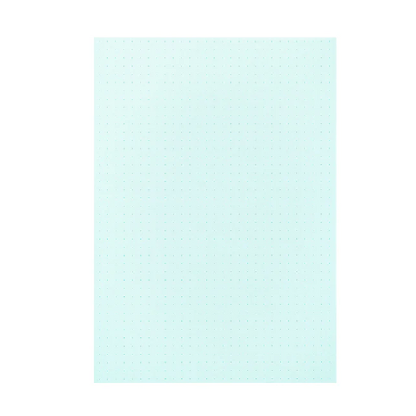 Dot Grid Midori Notepad: Soft Blue