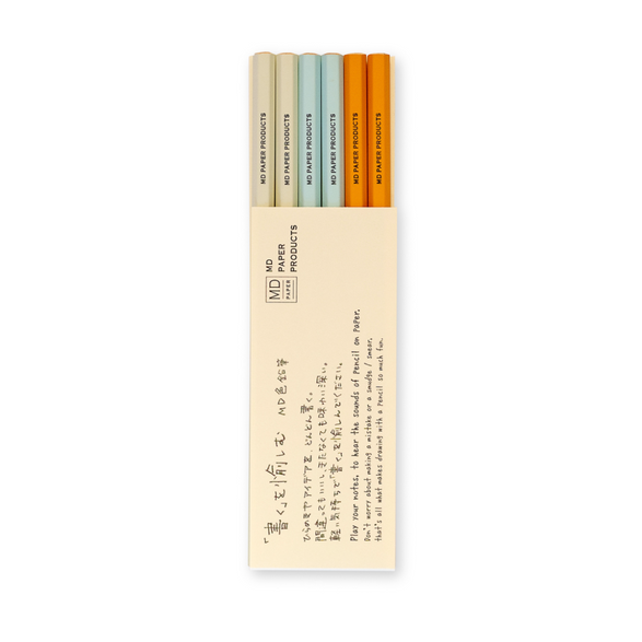 Midori Colored Pencils - Set of 6